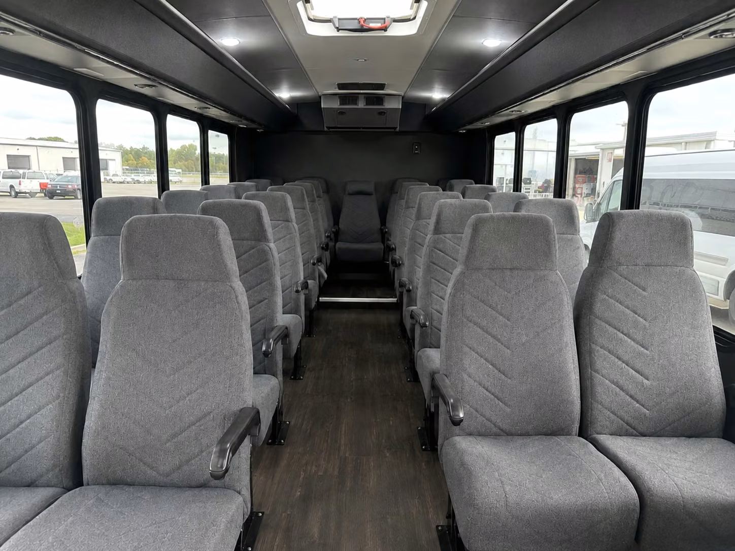 18 passenger minibus interior
