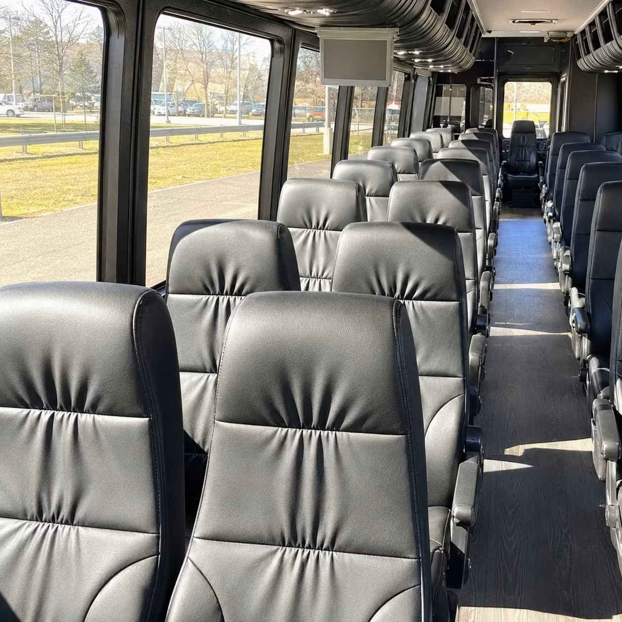 25 passenger minibus interior