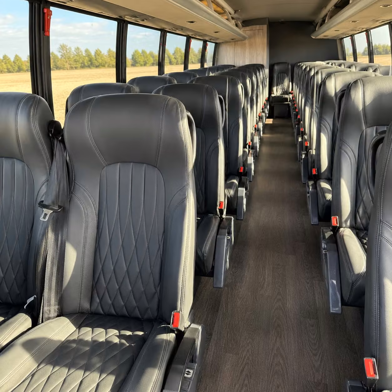 35 passenger minibus inside