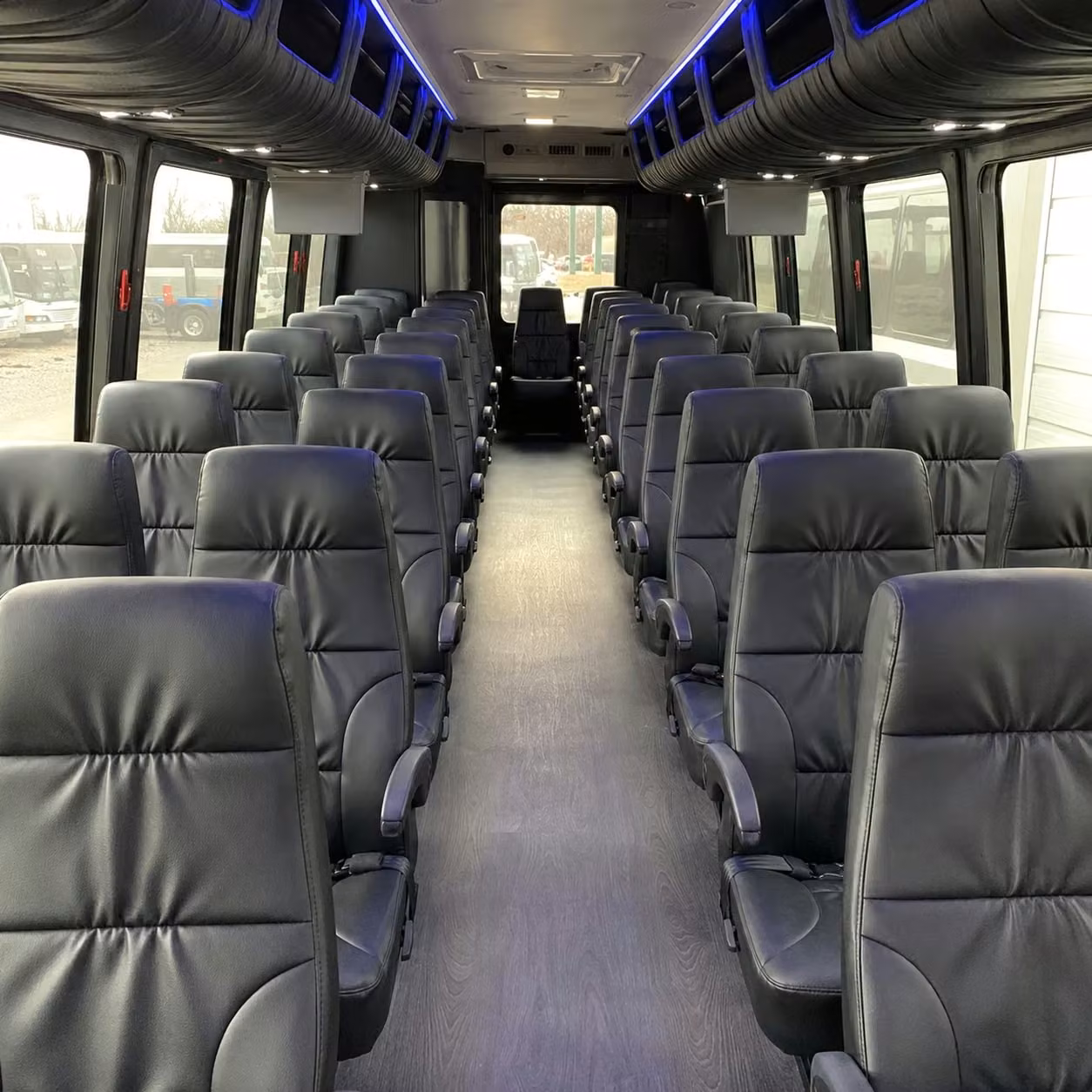 35 passenger minibus interior