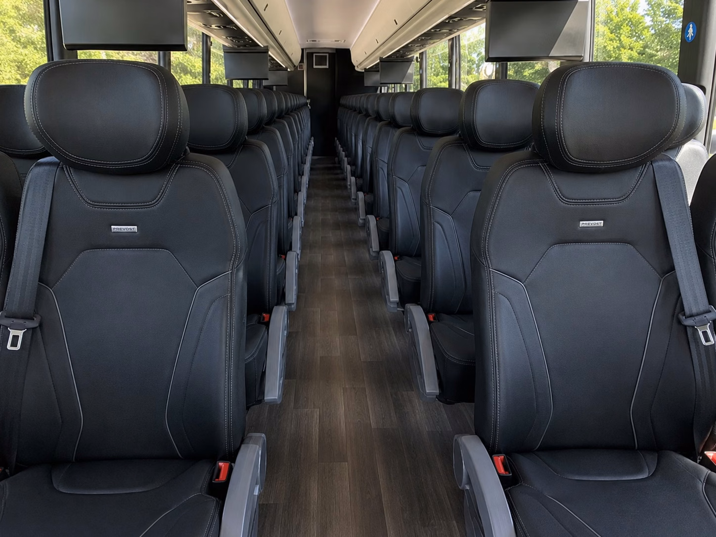 charter bus rentals for sandy springs ceremony to reception transfers