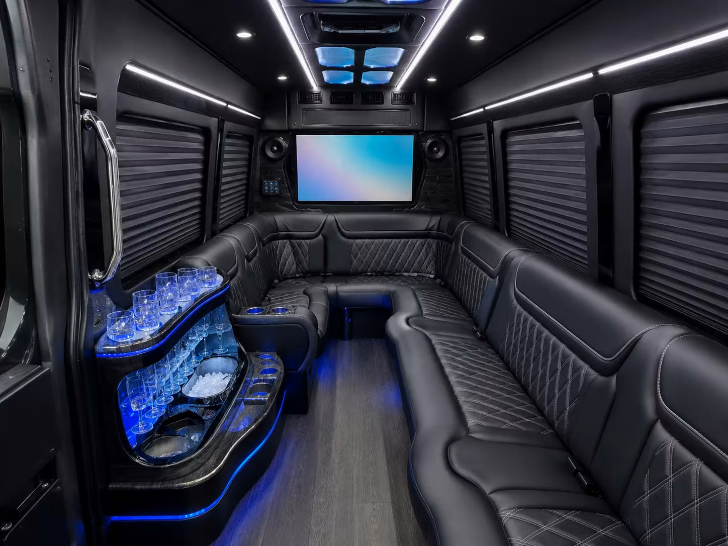 rehearsal dinner and wedding weekend shuttle transportation in sandy springs