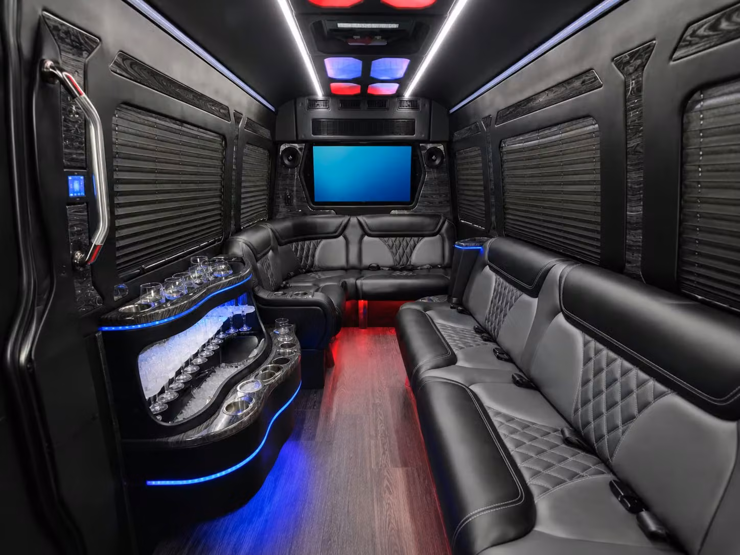 sprinter vans party buses and charter buses sandy springs prom groups have options